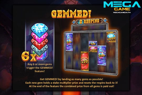 ฟีเจอร์ Gemmed