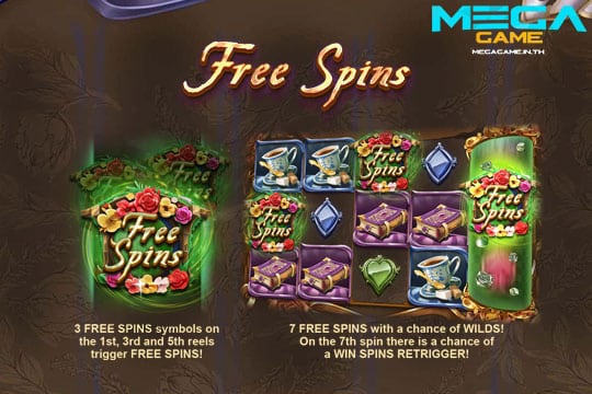 ฟีเจอร์ Free Spins In the Rabbit Hole