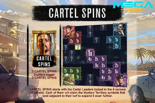ฟีเจอร์ Cartel Spins