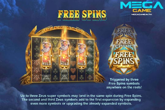 ฟีเจอร์ Free Spins Zeus Lightning Power Reels